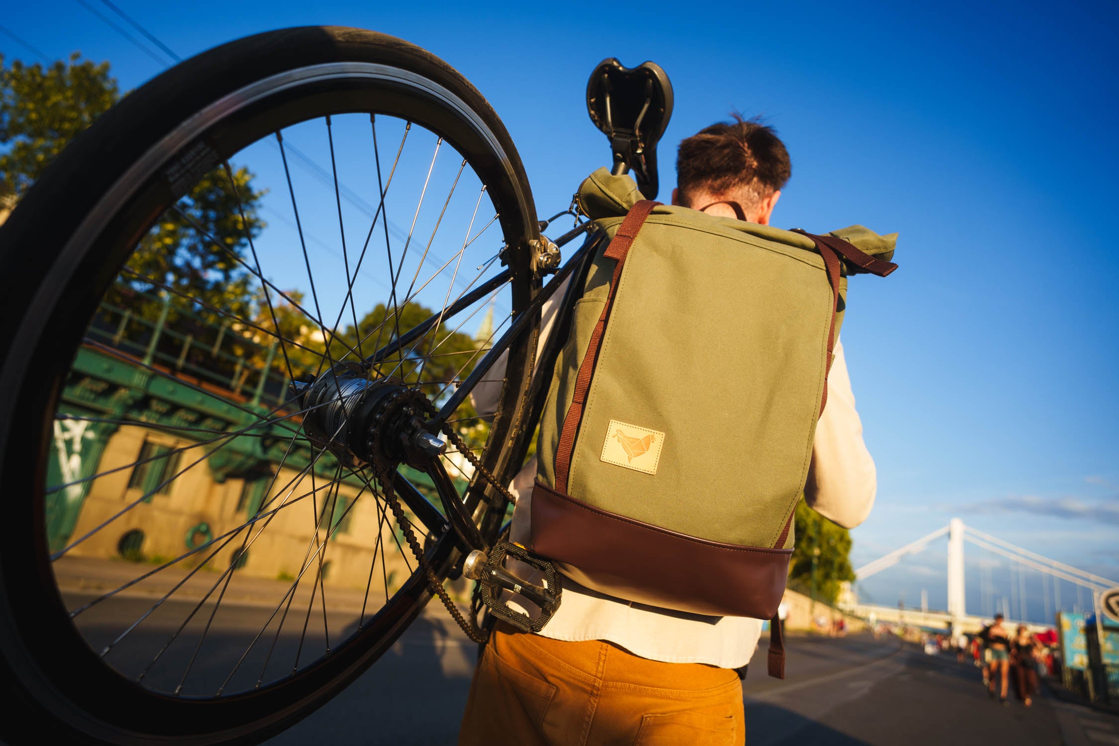 Blind Chic. waxed backpacks